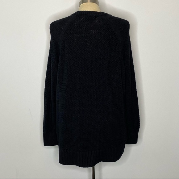 Old Navy Black Jack Stitchy Pullover Crew Neck Sweater - Picture 2 of 8